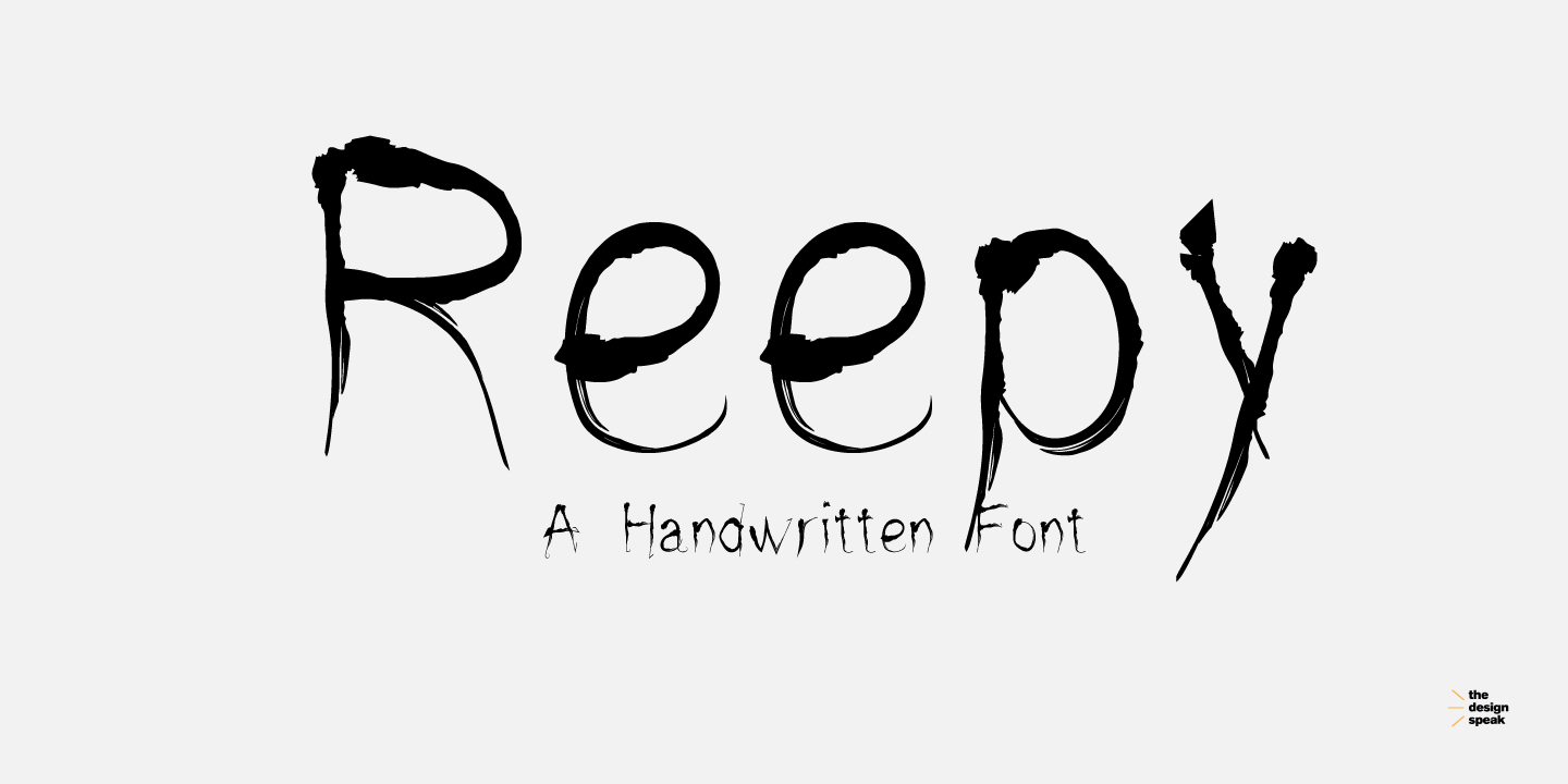 Reepy Font preview